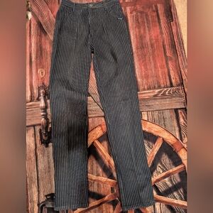 Vintage Rockies Size 9X36 Navy Pinstripe Near New Condition!